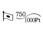 貴金属製品のホールマーク 品位証明の刻印 コンビ AU750 PT1000 変更前
