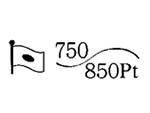 貴金属製品のホールマーク 品位証明の刻印 コンビ AU750 PT850