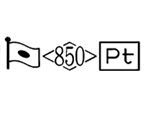 貴金属製品のホールマーク 品位証明の刻印 プラチナ PT850