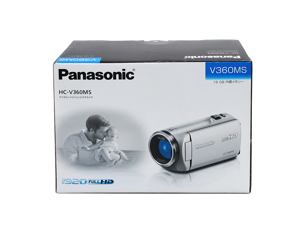 Panasonic HC-V360MS-W ビデオカメラ ハンディカム 白 - カメラ