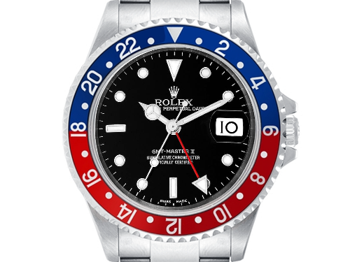 rolex GMT master 2 16710 純正 ベゼル 赤青 ペプシ-