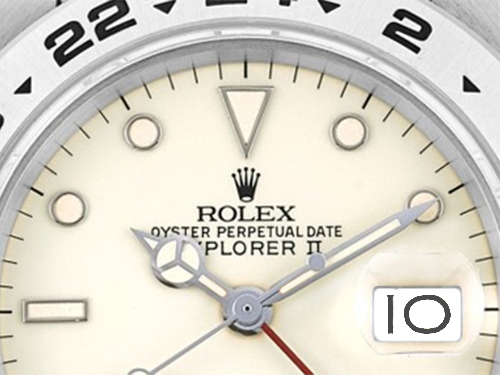 【2022年 秋】ロレックス(ROLEX) エクスプローラー2 16550 買取価格相場 情報 アイボリーダイヤル