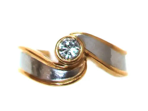 三重県 亀山市】Pt900 プラチナ ダイヤモンドリング 1.02ct 7.5g