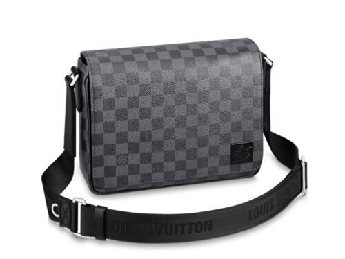 美品】ルイヴィトン LOUIS VUITTON ダミエ ディストリクト PM-