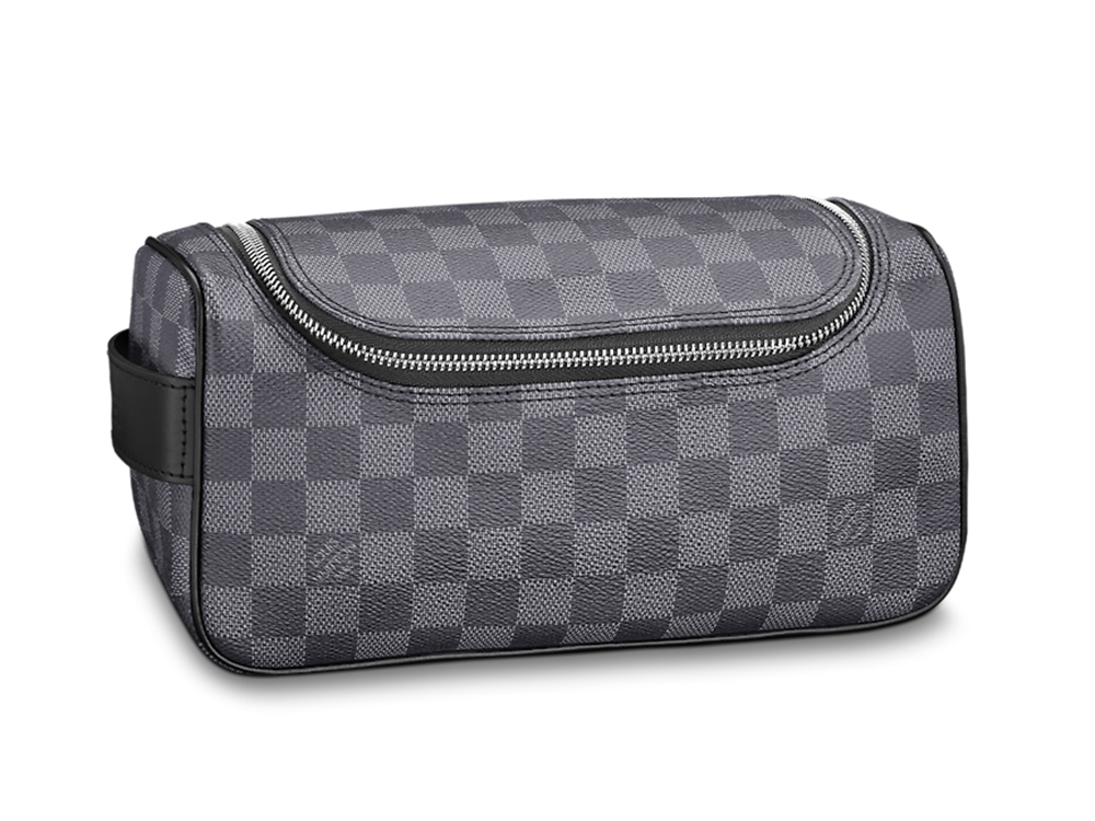 LOUIS VUITTON ダミエグラフィット トワレ 黒 グレー N47625