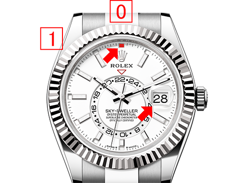 ロレックス(ROLEX) スカイドゥエラーの時間合わせ方法や使い方を徹底解説 月と日付の設定方法
