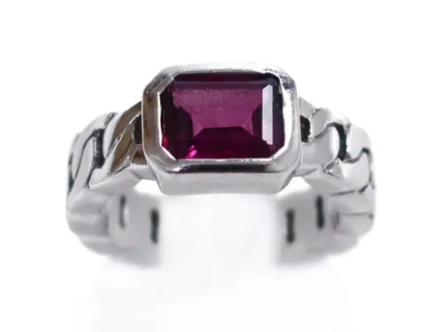 三重県 津市】Pt900 プラチナ V字ダイヤモンドリング 0.50ct 4.9