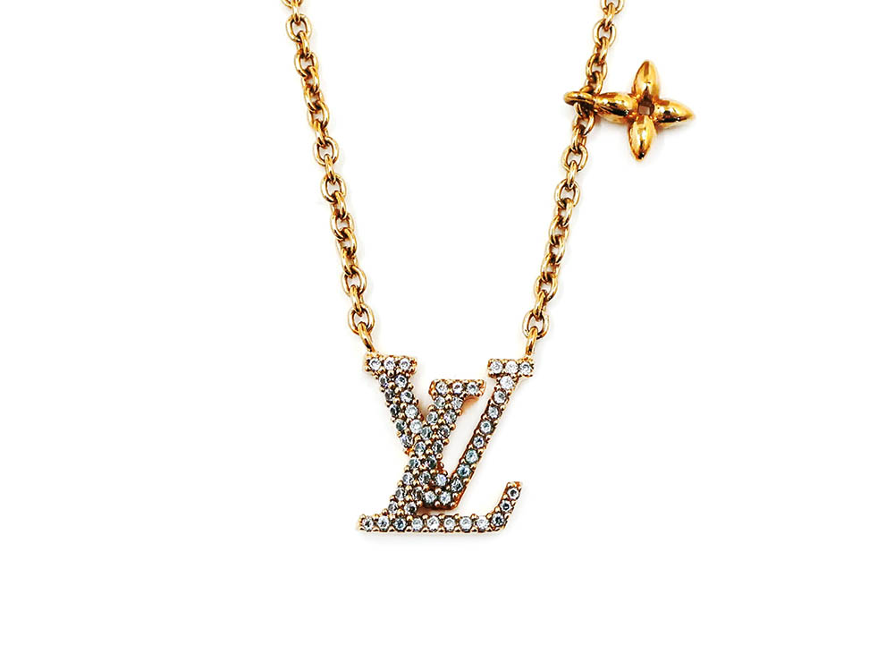 【三重県 鈴鹿市】ルイ・ヴィトン ネックレス･LV アイコニック ストラス ゴールド M00596 買取実績 2025.01