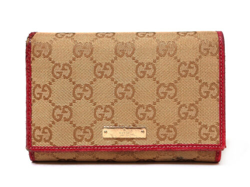 【三重県 亀山市】グッチ GGキャンバス 財布 ベージュ×ピンク 154258 買取実績 2025.04