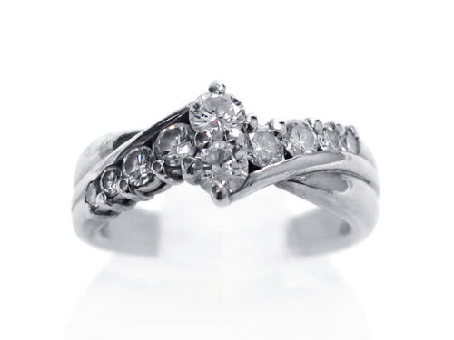 【三重県 津市】Pt900 プラチナ ダイヤモンドリング 0.52ct 4.5g 買取実績 2025.04
