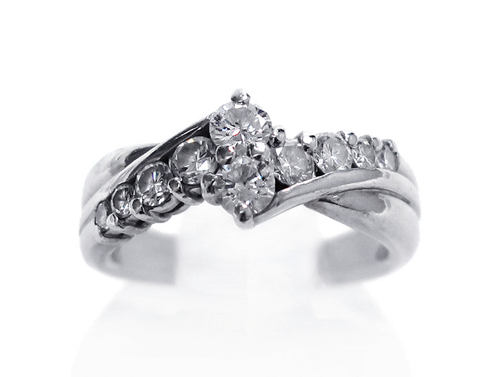 【三重県 津市】Pt900 プラチナ ダイヤモンドリング 0.52ct 4.5g 買取実績 2025.04