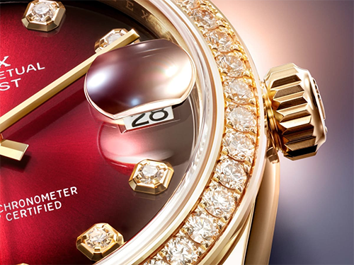 【2025年】ロレックス(ROLEX)の新作モデル&廃盤(ディスコン)/生産終了モデルをご紹介 デイトジャスト31 レッドオンブレダイヤル カラーリング