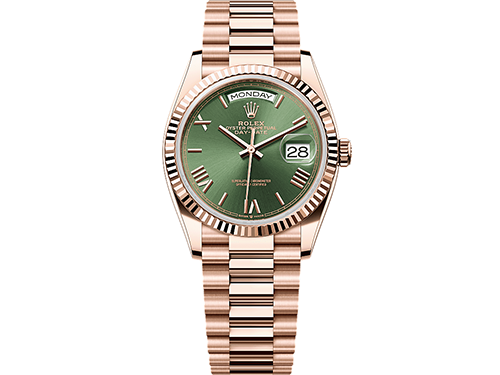 【2025年】ロレックス(ROLEX)の新作モデル&廃盤(ディスコン)/生産終了モデルをご紹介 デイデイト 128235 オリーブグリーン