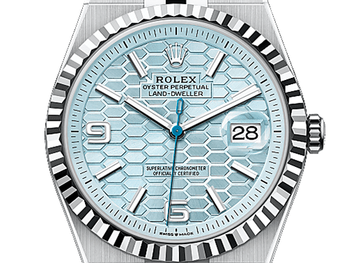 【2025年】ロレックス(ROLEX)の新作モデル&廃盤(ディスコン)/生産終了モデルをご紹介 オイスター パーペチュアル ランドドゥエラー アイスブルーダイヤル