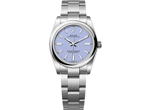 【2025年】ロレックス(ROLEX)の新作モデル&廃盤(ディスコン)/生産終了モデルをご紹介 オイスターパーペチュアル34 124200 ラベンダー