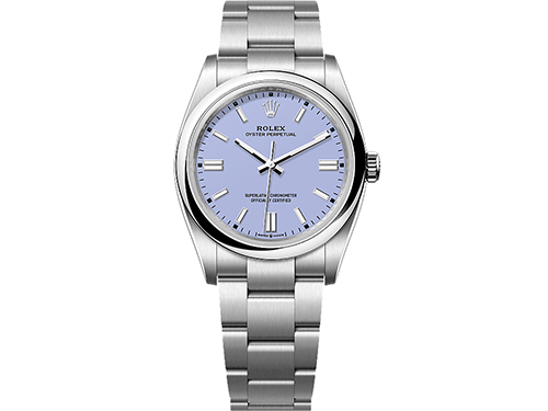 【2025年】ロレックス(ROLEX)の新作モデル&廃盤(ディスコン)/生産終了モデルをご紹介 オイスターパーペチュアル36 126000 ラベンダー