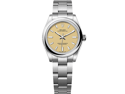 【2025年】ロレックス(ROLEX)の新作モデル&廃盤(ディスコン)/生産終了モデルをご紹介 オイスターパーペチュアル31 277200 ベージュ