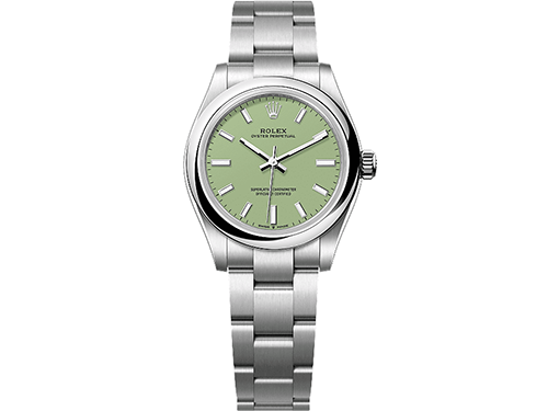 【2025年】ロレックス(ROLEX)の新作モデル&廃盤(ディスコン)/生産終了モデルをご紹介 オイスターパーペチュアル31 277200 ピスタチオグリーン