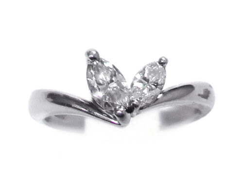 【三重県 四日市市】Pt900 プラチナ マーキス ダイヤモンドリング 0.50ct 5.3g 買取実績 2025.05