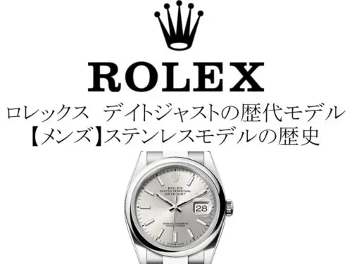 ロレックス(ROLEX)のリューズの種類一覧。刻印（記号）の意味も紹介