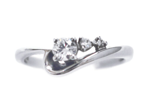 【三重県 鈴鹿市】Pt950 プラチナ ダイヤモンドリング 0.23ct 3.3g 買取実績 2025.06