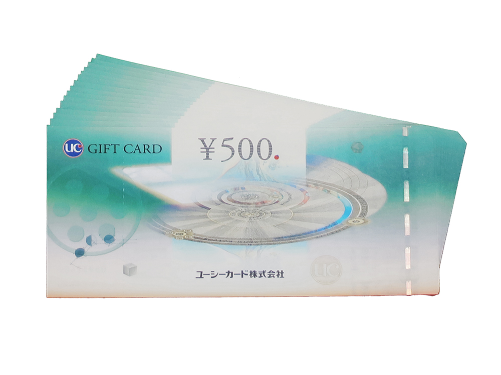 【三重県 鈴鹿市】UCギフトカード 500円 15枚 買取実績 2025.06