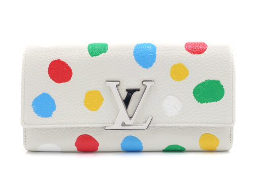 【三重県 津市】ルイ・ヴィトン トリヨンレザー LV×YK ポルトフォイユ・カプシーヌ ホワイトマルチカラー 草間彌生コラボ 日本限定 M81890 買取実績 2025.06