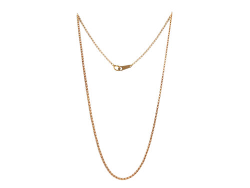 【三重県 亀山市】K18YG イエローゴールド 小豆チェーン ネックレス 3.4g 買取実績 2025.10