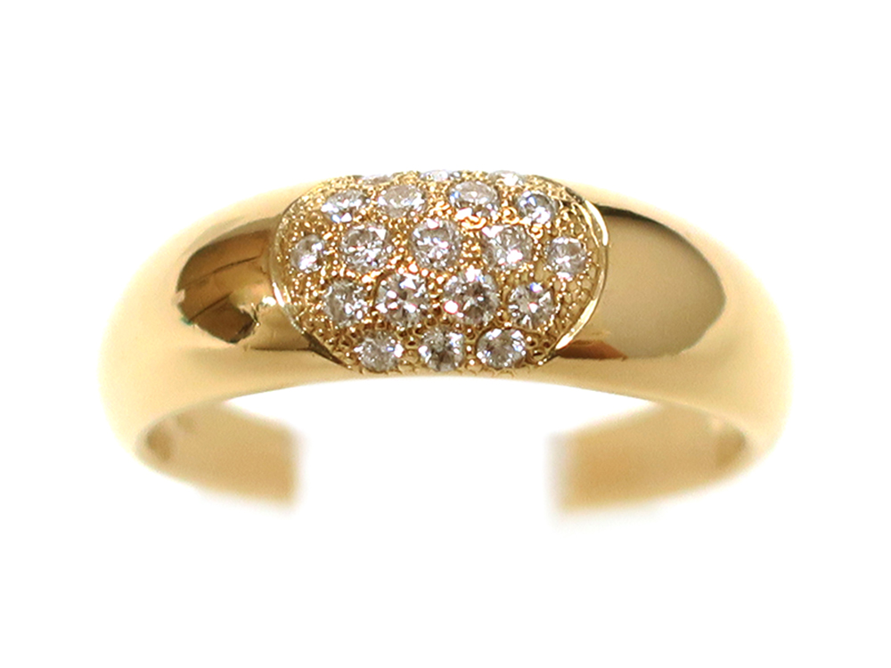 【三重県 亀山市】K18YG イエローゴールド ダイヤモンド リング 0.30ct 5.3g 買取実績 2025.10