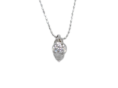 【三重県 四日市市】K18WG ホワイトゴールド スウィング ダイヤモンド ネックレス 0.28ct 4.5g 買取実績 2025.10