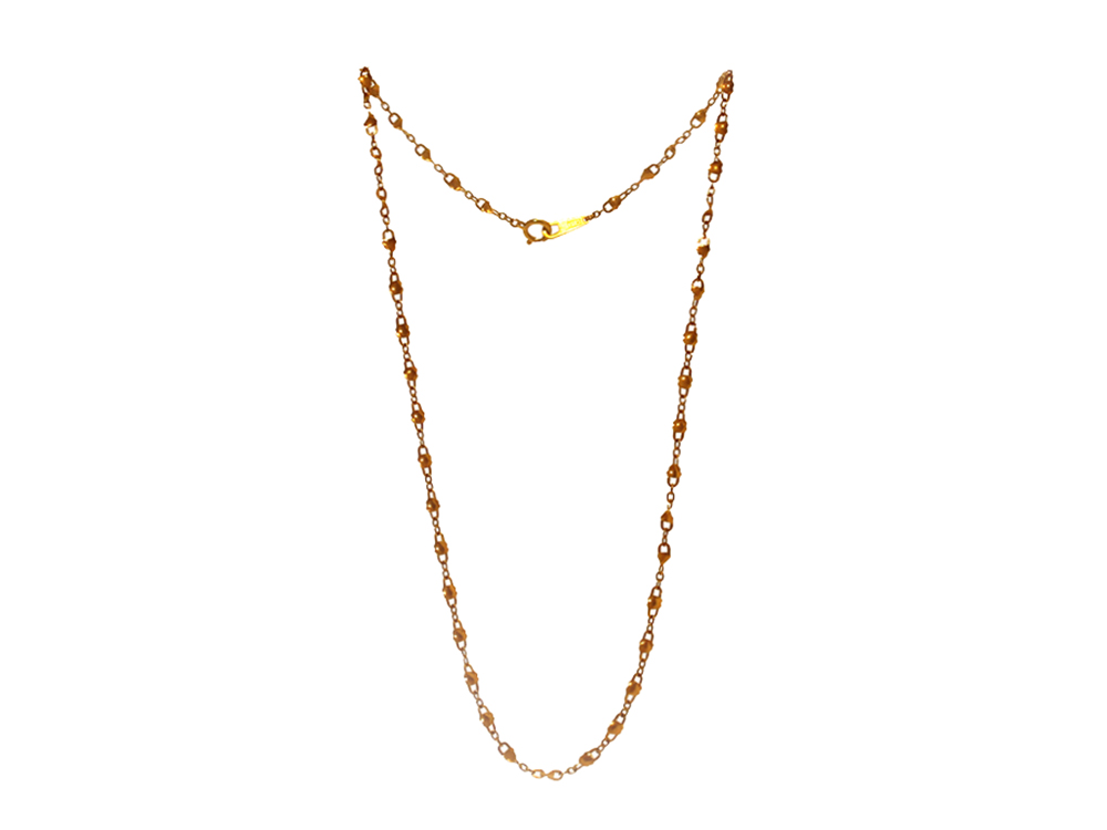 【三重県 鈴鹿市】K18YG イエローゴールド デザイン ネックレス 8.0g 買取実績 2025.11