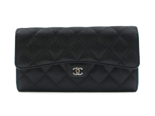 【三重県 四日市市】シャネル ココマーク マトラッセ キャビアスキン 長財布 ブラック AP0241 買取実績 2025.11