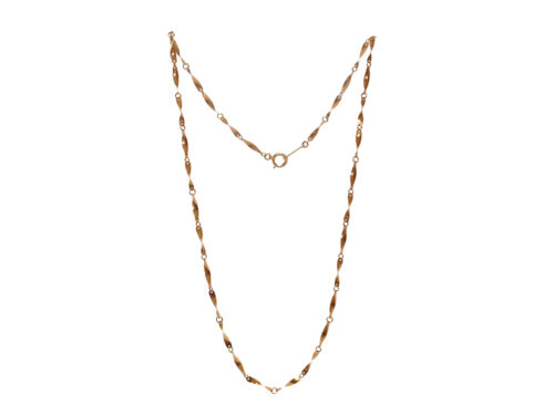 【三重県 鈴鹿市】K18YG イエローゴールド ツイスト ネックレス 3.1g 買取実績 2025.11