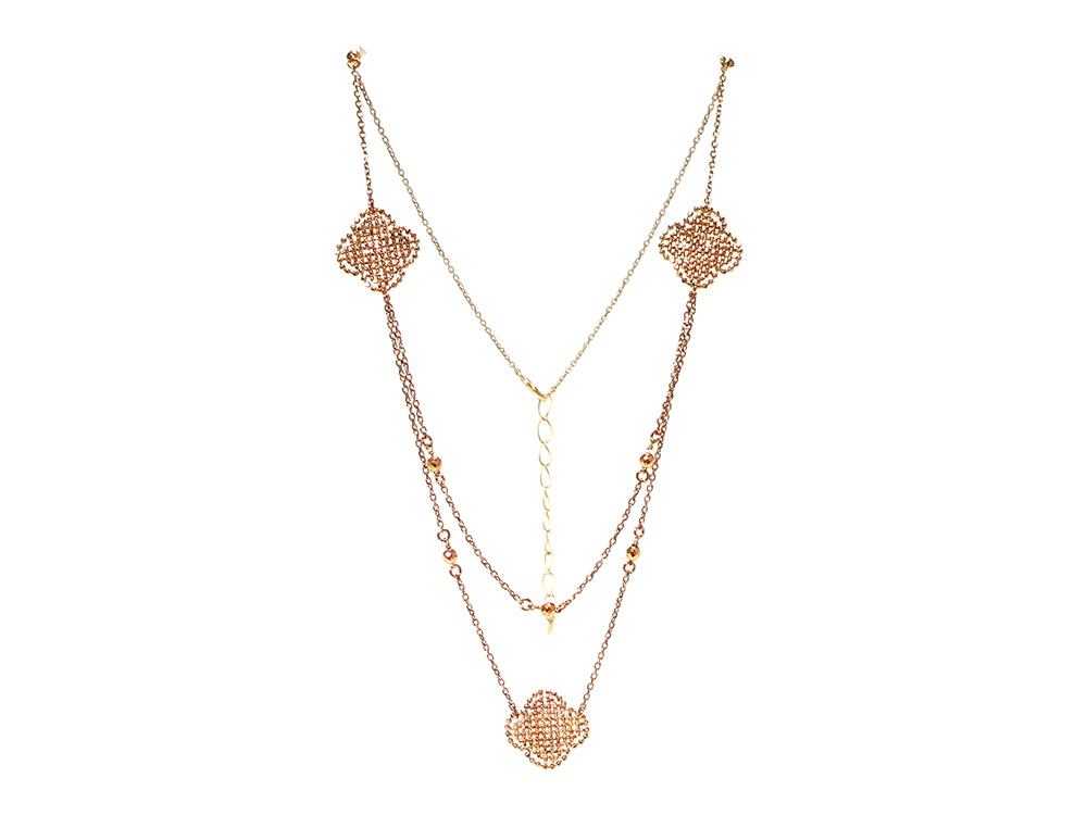 【三重県 四日市市】K18PG ピンクゴールド クローバー ロング ネックレス 6.9g 買取実績 2025.11