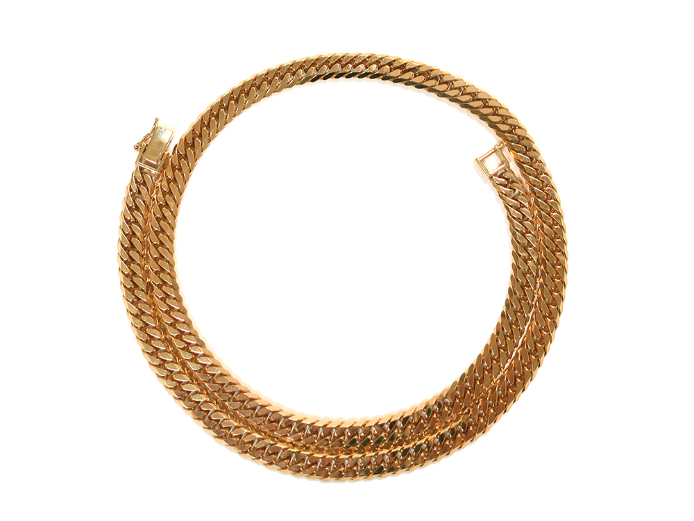 【三重県 鈴鹿市】K18YG イエローゴールド 喜平ネックレス 6面ダブル 70.8g 買取実績 2025.011