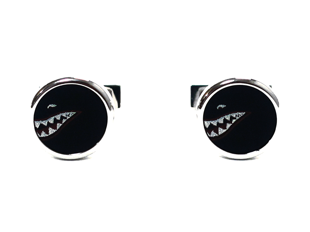 【三重県 鈴鹿市】エルメス シャーク カフリンクス ブラック×シルバー 買取実績 2025.12