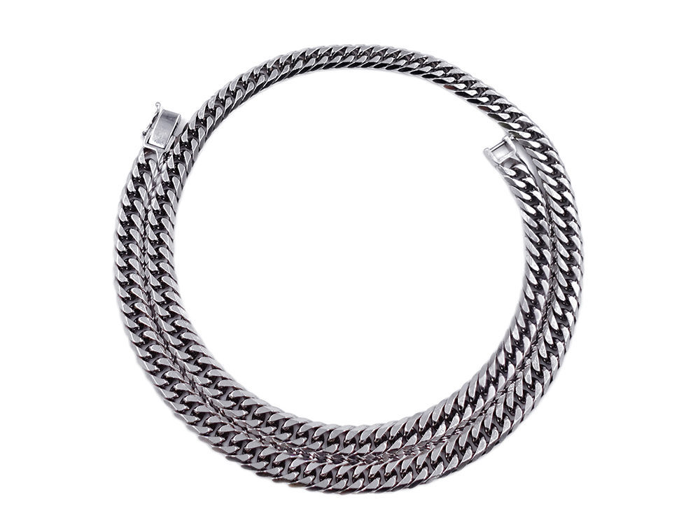 【三重県 津市】Pt999 プラチナ 喜平ネックレス 6面ダブル 101.8g 買取実績 2023.07