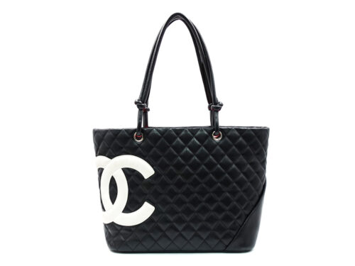 【三重県 鈴鹿市】シャネル カンボンライン トートバッグ ブラック×ホワイト A25169 買取実績 2025.12