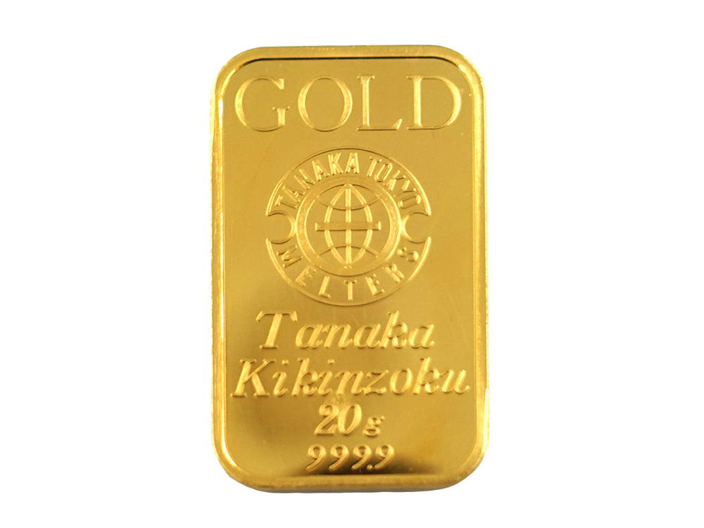 【三重県 鈴鹿市】K24CYG 田中貴金属 インゴット ゴールドバー 20g 買取実績 2026.01