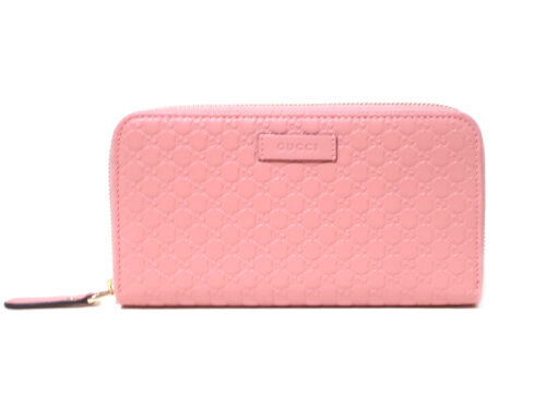 【三重県 四日市市】グッチ マイクログッチシマ 長財布 ピンク 449391 買取実績 2026.01