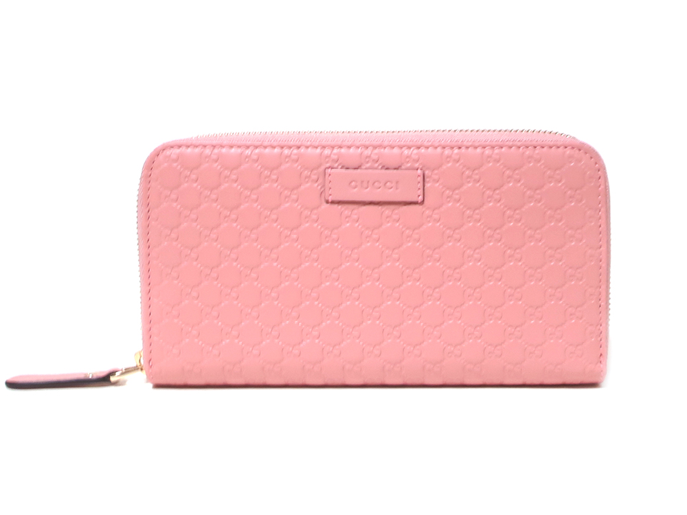 【三重県 四日市市】グッチ マイクログッチシマ 長財布 ピンク 449391 買取実績 2026.01