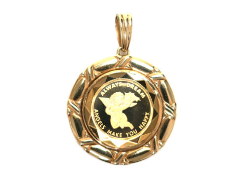 【三重県 鈴鹿市】K24CYG×K18YG PAMP エンジェル コイントップ 9.8g 買取実績 2026.01