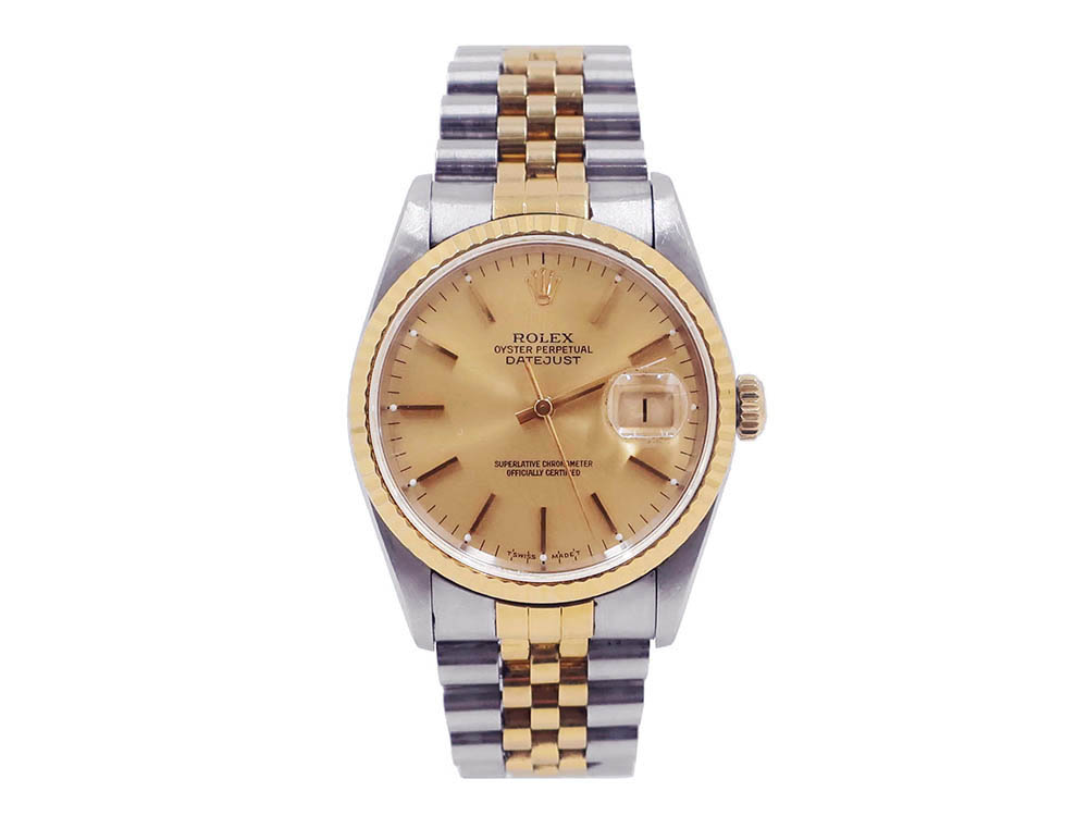 【三重県 鈴鹿市】ロレックス デイトジャスト メンズウォッチ シャンパン 16233 買取実績 2026.02