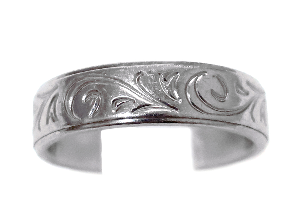 【三重県 津市】Pt950 プラチナ アラベスク 平打ちリング 4.9g 買取実績 2026.02