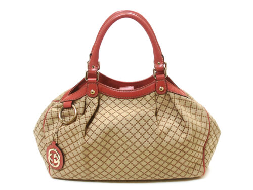 【三重県 鈴鹿市】グッチ ディアマンテ スーキー トートバッグ ベージュ×ピンク 211944 買取実績 2026.02