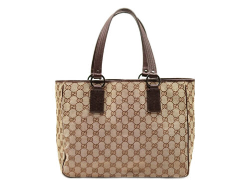 【三重県 鈴鹿市】グッチ GGキャンバス トートバッグ ベージュ×ブラウン 113017 買取実績 2026.02