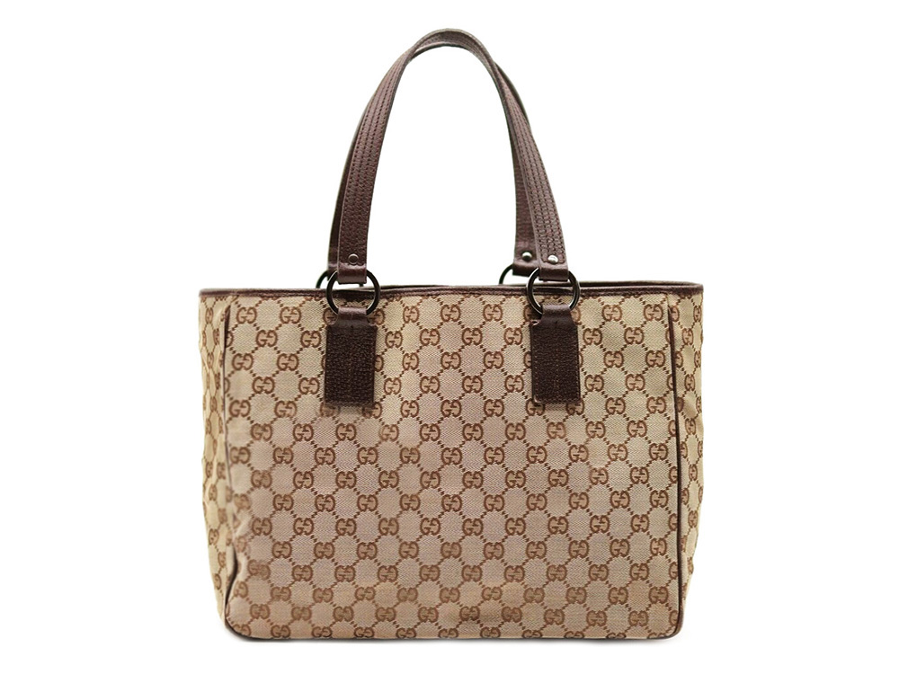 【三重県 鈴鹿市】グッチ GGキャンバス トートバッグ ベージュ×ブラウン 113017 買取実績 2026.02