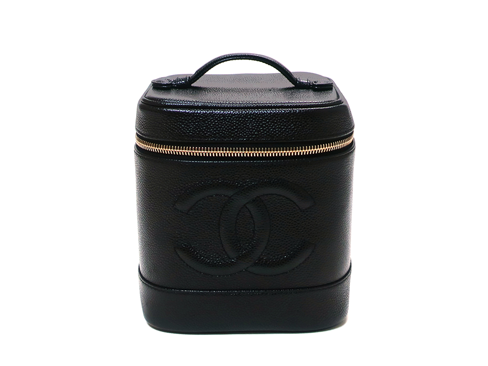 【三重県 津市】シャネル ココマーク キャビアスキン バニティバッグ ブラック A01998 買取実績 2026.03