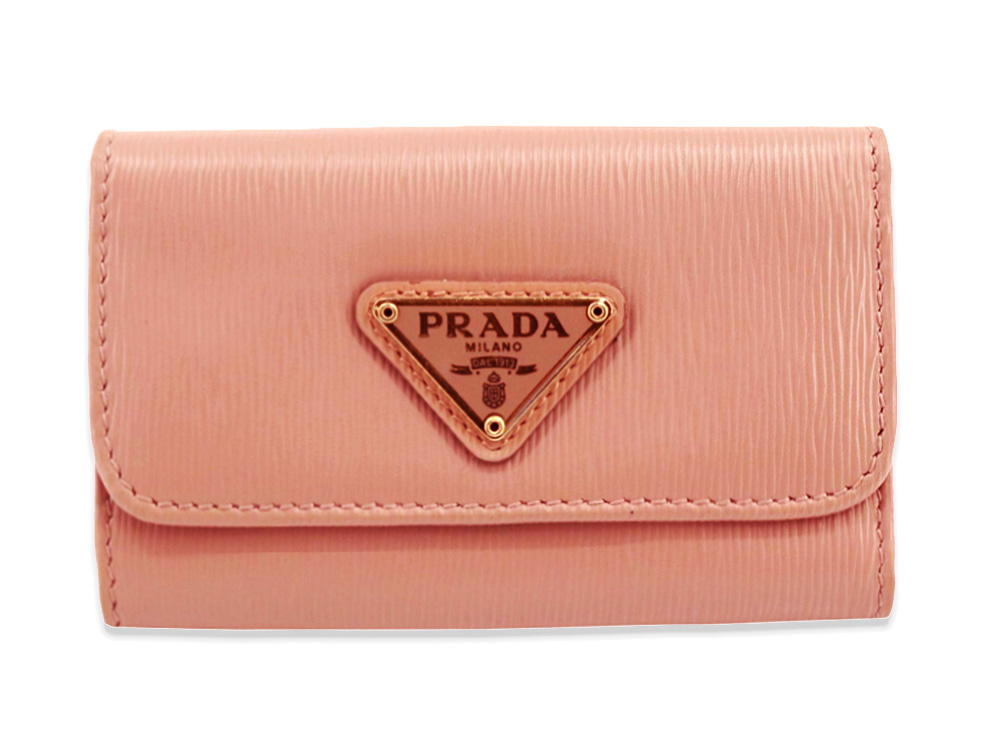 【三重県 津市】プラダ ヴィッテロムーブ 6連キーケース ピンク 1PG222 買取実績 2026.03