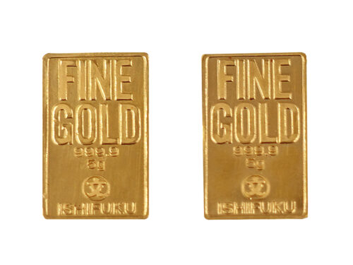 【三重県 鈴鹿市】K24 石福金属興業 ゴールドバー インゴット 5g×2枚 買取実績 2026.03